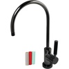 image:imageKingston Brass NS3190DKL Water Onyx Restoration Water Filtration Faucet Black Stainless SteelBlack Stainless Steel