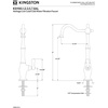 image:imageKingston KS1193AL Heritage SingleHandle Cold Water Filtration Faucet Antique BrassAntique Brass
