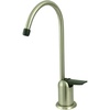image:imageKingston Brass Gourmetier K6191 Americana Single Handle Water Filtration Faucet Polished Chrome 025Brushed Nickel