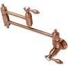 image:imageKingston Brass KS3103TAL Wall Mount Pot Filler Kitchen Faucet Antique BrassAntique Copper