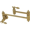 image:imageKingston Brass KS3103TAL Wall Mount Pot Filler Kitchen Faucet Antique BrassBrushed Brass