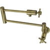 image:imageKingston Brass KS4103DL Concord Wall Mount Pot Filler Antique BrassAntique Brass