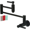 image:imageKingston Brass KS8100DKL Kaiser Pot Filler Matte Black 20 x 263 x 263Matte Black