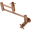 image:imageKingston Brass KS8100DL Concord Pot Filler Matte Black 20 x 263 x 831Antique Copper