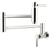 image:imageKingston Brass KS8108DL Concord Pot Filler 13 Brushed NickelPolished Chrome