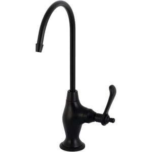 image:imageKingston Brass Gourmetier KS3198TL Templeton Design 14 Turn Water Filter Faucet Brushed NickelMatte Black