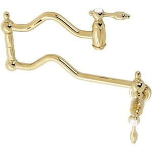 image:imageKingston Brass KS2102TAL Tudor Pot Filler Polished Brass 2413 x 219 x 12Polished Brass