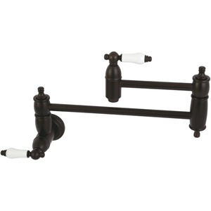image:imageKingston Brass KS3102PL Restoration Pot Filler Polished Brass 20 x 263 x 8Oil Rubbed Bronze