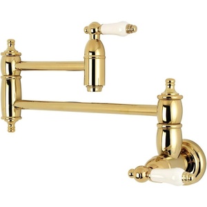 image:imageKingston Brass KS3102PL Restoration Pot Filler Polished Brass 20 x 263 x 8Polished Brass
