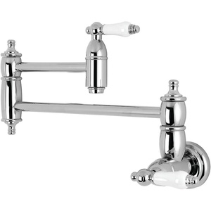image:imageKingston Brass KS3102PL Restoration Pot Filler Polished Brass 20 x 263 x 8Polished Chrome