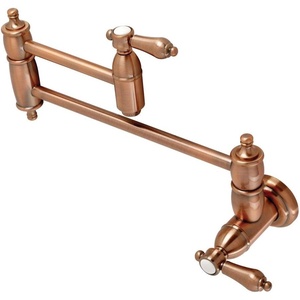 image:imageKingston Brass KS3103BAL Wall Mount Pot Filler Kitchen Faucet Antique BrassAntique Copper