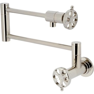 image:imageKingston Brass KS4106RX Belknap Wall Mount Pot Filler Polished NickelPolished Nickel