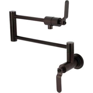 image:imageKingston Brass KS4108KL Whitaker Wall Mount Pot Filler Brushed NickelOil Rubbed Bronze