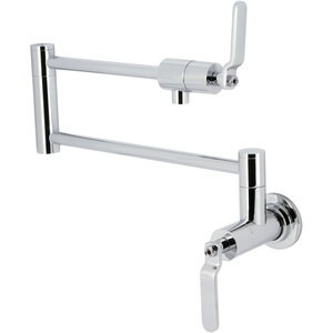 image:imageKingston Brass KS4108KL Whitaker Wall Mount Pot Filler Brushed NickelPolished Chrome