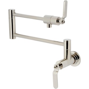 image:imageKingston Brass KS4108KL Whitaker Wall Mount Pot Filler Brushed NickelPolished Nickel