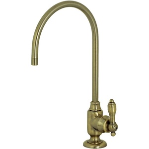 image:imageKingston Brass KS5193TAL Tudor SingleHandle Water Filtration Faucet Antique BrassAntique Brass
