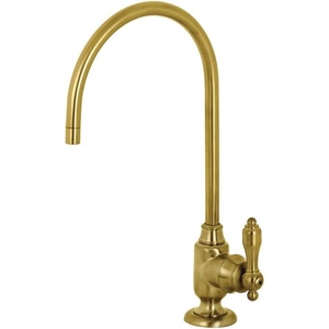 image:imageKingston Brass KS5193TAL Tudor SingleHandle Water Filtration Faucet Antique BrassBrushed Brass