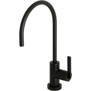 image:imageKingston Brass KS8196CTL Continental SingleHandle Water Filtration Faucet Polished NickelMatte Black