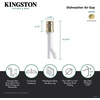 image:imageKingston Brass K811AB Trimscape Air Gap for Dish Washer Antique BrassBrushed Brass