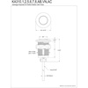 image:imageKingston Brass KA318 Gourmetier Disposal Air Switch Button Brushed Nickel