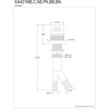 image:imageKingston Brass KA421BN Trimscape Dishwasher Air Gap Brushed NickelMatte Black