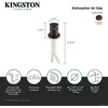 image:imageKingston Brass KA821AB Trimscape Dishwasher Air Gap Antique BrassOil Rubbed Bronze