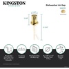 image:imageKingston Brass KA821AB Trimscape Dishwasher Air Gap Antique BrassPolished Brass