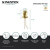 image:imageKingston Brass KA831C Trimscape Dishwasher Air Gap Polished ChromePolished Brass