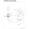 image:imageKingston Brass KATDK316 Trimscape Dual Outlet Garbage Disposal Air Switch Kit in Polished NickelBrushed Nickel