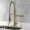 image:imageKingston Brass KATSK217 Gourmetier Single Outlet Garbage Disposal Air Switch Kit Brushed Brass