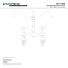 image:imageKingston Brass KS1178AX Heritage 8Inch Kitchen Faucet Without Sprayer Brushed Nickel 13 x 8 x 213Oil Rubbed Bronze