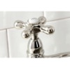 image:imageKingston Brass KS1271AXBS Heritage Kitchen Faucet with Brass Sprayer 834Inch Polished ChromeBrushed Nickel