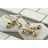 image:imageKingston Brass KS1271AXBS Heritage Kitchen Faucet with Brass Sprayer 834Inch Polished ChromePolished Brass