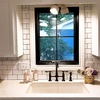 image:imageKingston Brass KS1271TALBS Tudor 8 Inch Center Kitchen Faucet With Brass Sprayer Polished Chrome 834 inch in Spout Reach Polished ChromeOil Rubbed Bronze