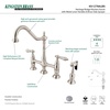 image:imageKingston Brass KS1276ALBS Heritage Bridge Kitchen Faucet Polished Nickel 1388 x 856 x 1313Brushed Nickel