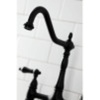 image:imageKingston Brass KS1276ALBS Heritage Bridge Kitchen Faucet Polished Nickel 1388 x 856 x 1313Polished Brass
