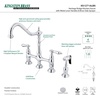 image:imageKingston Brass KS1276ALBS Heritage Bridge Kitchen Faucet Polished Nickel 1388 x 856 x 1313Polished Chrome