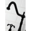 image:imageKingston Brass KS1278TXBS French Country Bridge Kitchen Faucet with Brass Sprayer Brushed NickelOil Rubbed Bronze