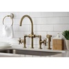 image:imageKingston Brass KS2333NX Hamilton Bridge Kitchen Faucet Antique Brass 1388 x 806 x 1419Antique Brass