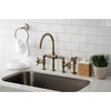 image:imageKingston Brass KS2333NX Hamilton Bridge Kitchen Faucet Antique Brass 1388 x 806 x 1419Antique Brass