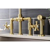 image:imageKingston Brass KS2333NX Hamilton Bridge Kitchen Faucet Antique Brass 1388 x 806 x 1419Brushed Brass