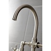 image:imageKingston Brass KS2333NX Hamilton Bridge Kitchen Faucet Antique Brass 1388 x 806 x 1419Brushed Nickel