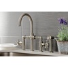 image:imageKingston Brass KS2333NX Hamilton Bridge Kitchen Faucet Antique Brass 1388 x 806 x 1419Brushed Nickel