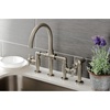 image:imageKingston Brass KS2333NX Hamilton Bridge Kitchen Faucet Antique Brass 1388 x 806 x 1419Brushed Nickel