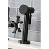 image:imageKingston Brass KS2333NX Hamilton Bridge Kitchen Faucet Antique Brass 1388 x 806 x 1419Matte Black