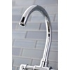 image:imageKingston Brass KS2333NX Hamilton Bridge Kitchen Faucet Antique Brass 1388 x 806 x 1419Polished Chrome