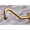 image:imageKingston Brass KS3275ALBS Kitchen Faucet with Side Sprayer Oil Rubbed BronzeBrushed Brass