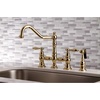 image:imageKingston Brass KS3275ALBS Kitchen Faucet with Side Sprayer Oil Rubbed BronzePolished Brass