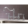 image:imageKingston Brass KS3275ALBS Kitchen Faucet with Side Sprayer Oil Rubbed BronzePolished Chrome