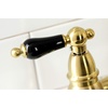 image:imageKingston Brass KS3275PKLBS Duchess Bridge Kitchen Faucet with Brass Sprayer Oil Rubbed BronzeBrushed Brass